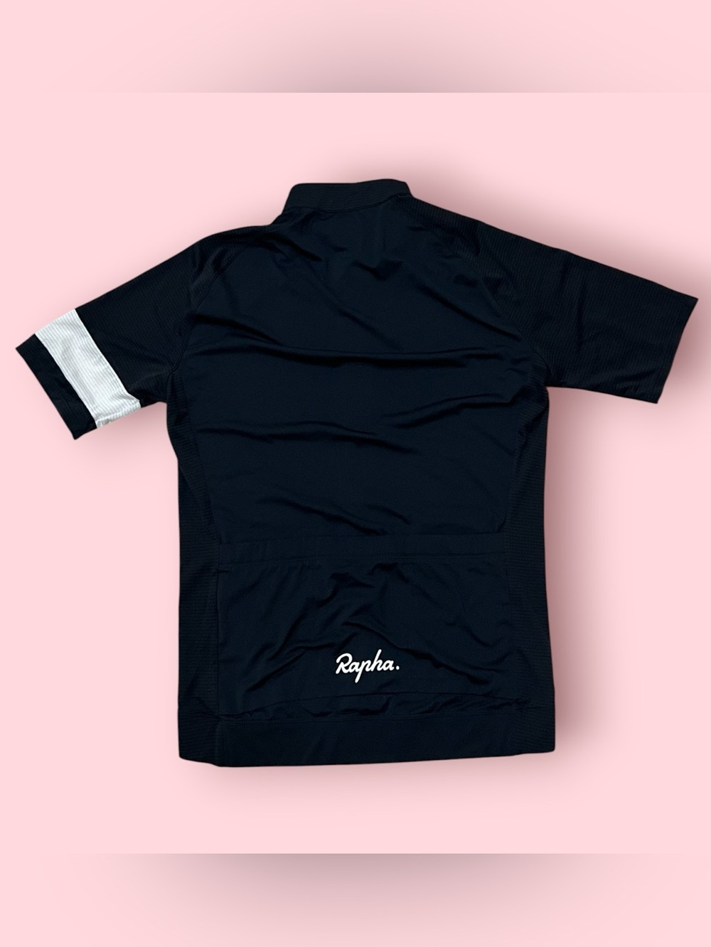 Rapha Men’s Core Full Zip SS Cycling Jersey (Black/White) - Picture 5 of 7